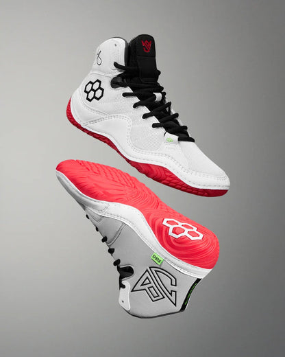 Rudis JB1 WHITE Wrestling Shoes - Takedown Distribution