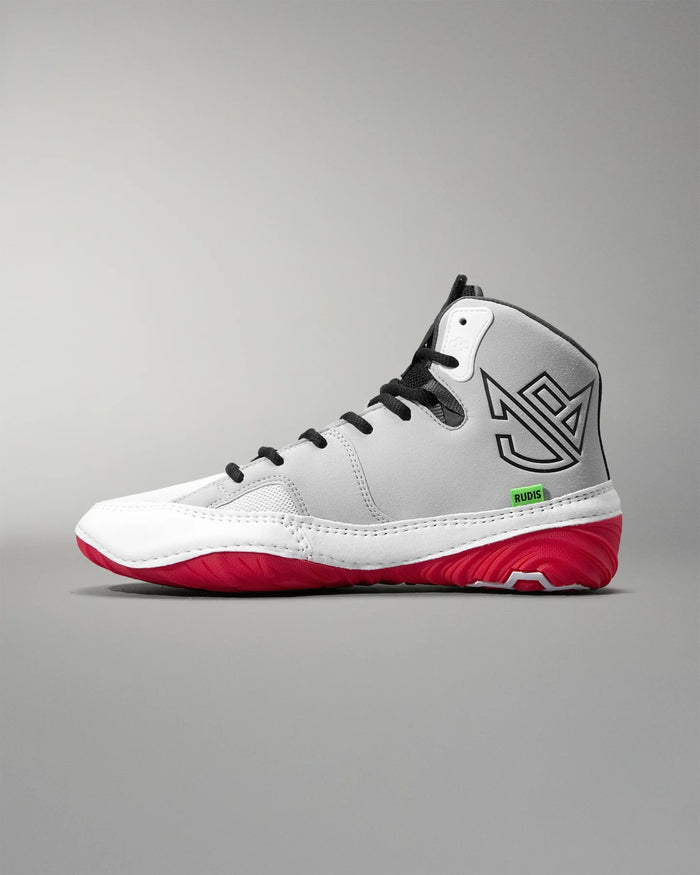 Rudis JB1 WHITE Wrestling Shoes - Takedown Distribution