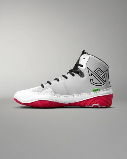 Rudis JB1 WHITE Wrestling Shoes - Takedown Distribution