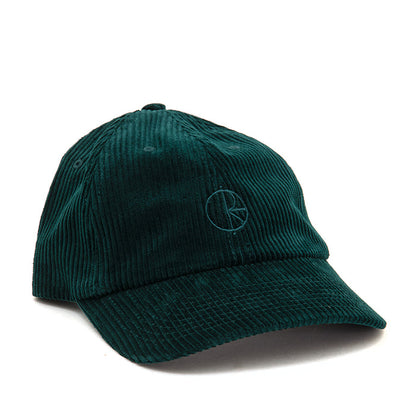 Sai Corduroy Strapback Hat (Dark Emerald) (S)