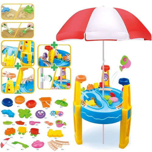 Sand and Water Table with Parasol