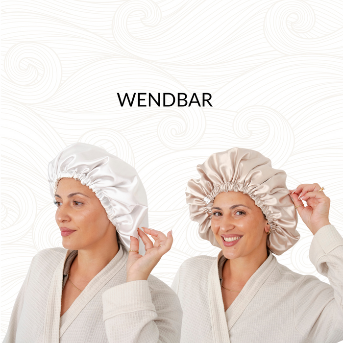 SARI CURLS | Silky Satin Bonnet - Cream Special Kopfhaube SARI CURLS