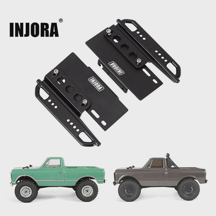 SCX24-75BK INJORA Metal Rock Sliders Side Pedal for Axial SCX24 Chevrolet C10
