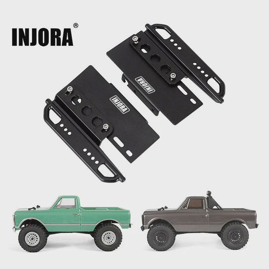 SCX24-75BK INJORA Metal Rock Sliders Side Pedal for Axial SCX24 Chevrolet C10