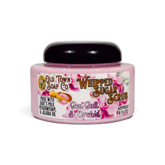 Sea Salt & Orchid Whipped Sugar Scrub Soap