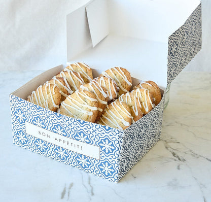 maman seasonal cookie gift box — lemon poppyseed cookies
