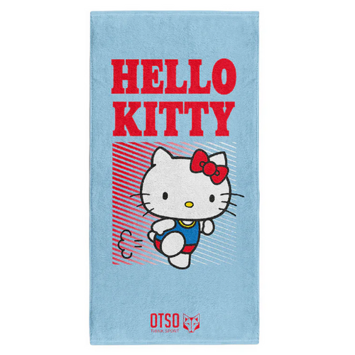 Serviette microfibre - Hello Kitty Stripes