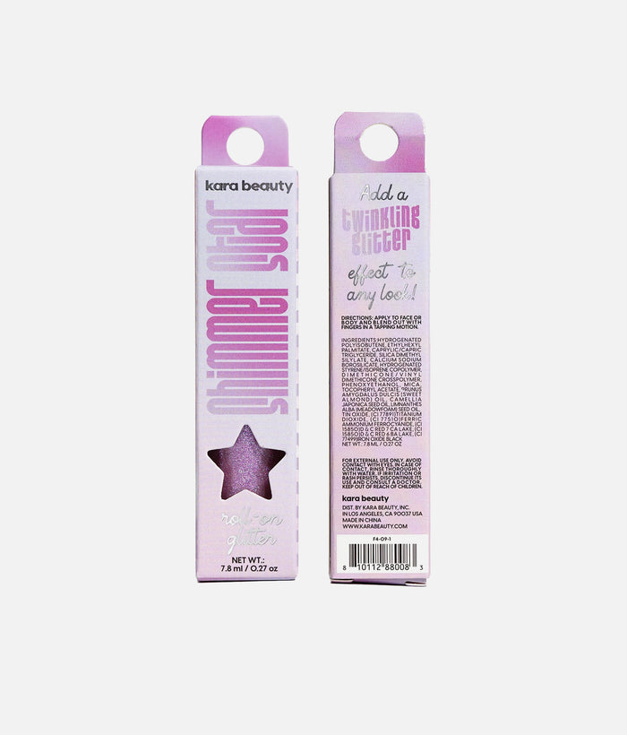 SHIMMER STAR GLITTER ROLL-ON, Hydrating Face & Body Gel - RHEA