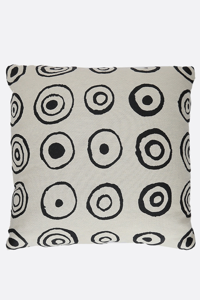 signature circles jacquard pillow