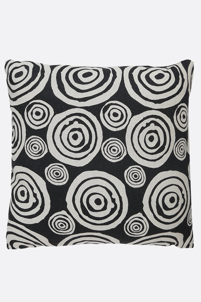 signature circles jacquard pillow