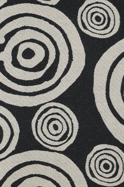 signature circles jacquard pillow