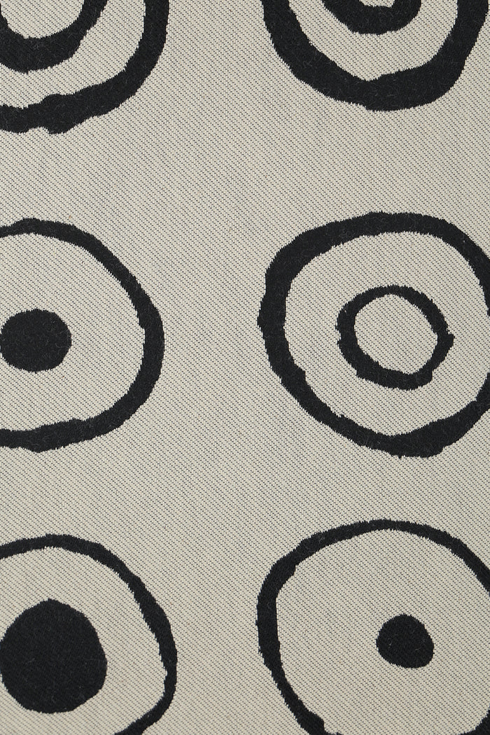 signature circles jacquard pillow