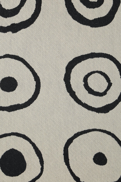 signature circles jacquard pillow