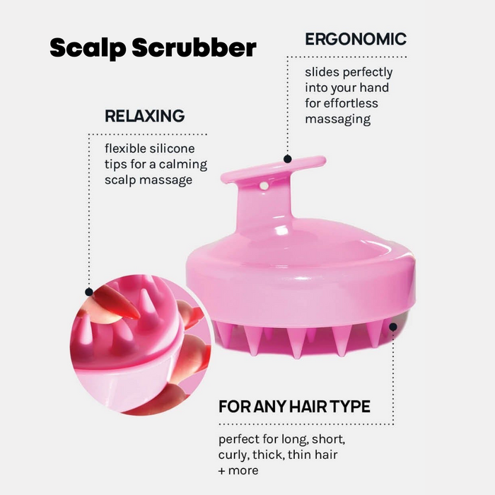 Silicone Scalp Scrubber | Exfoliating Scalp Massager