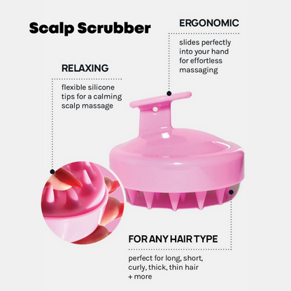 Silicone Scalp Scrubber | Exfoliating Scalp Massager