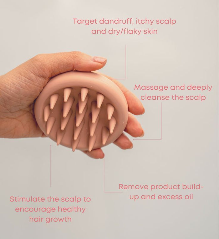 Silicone Scalp Scrubber | Exfoliating Scalp Massager