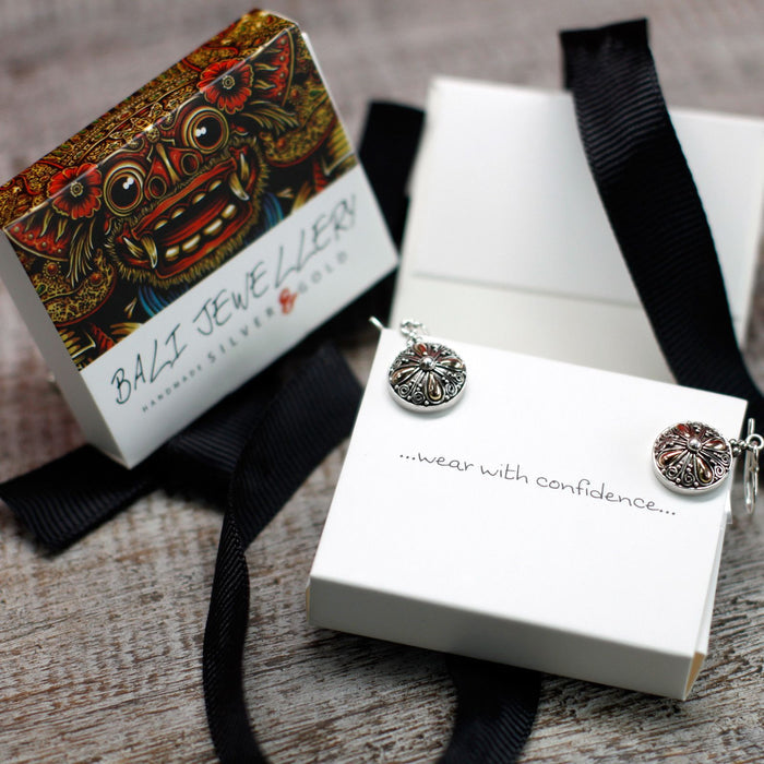 Silver & Gold Earring - Luna Balance