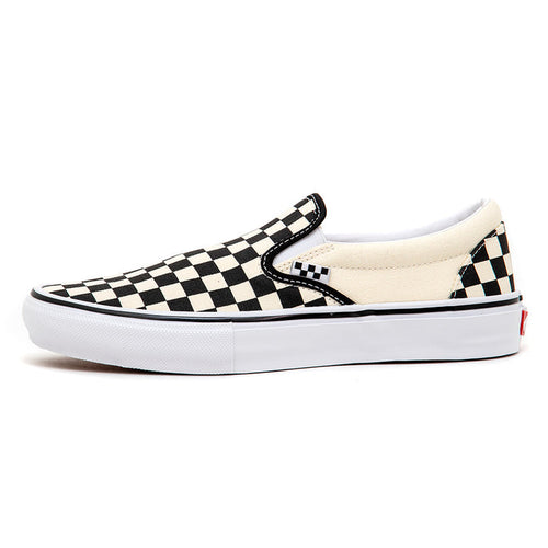 Skate Slip-On (Checkerboard) Black / Off White VBU