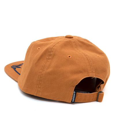 Skate Strapback Hat  (Rustic Orange)