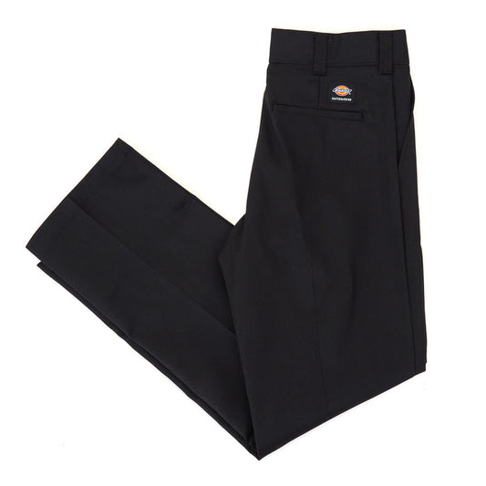 Skateboarding Regular Fit Twill Pants (Black) (S)