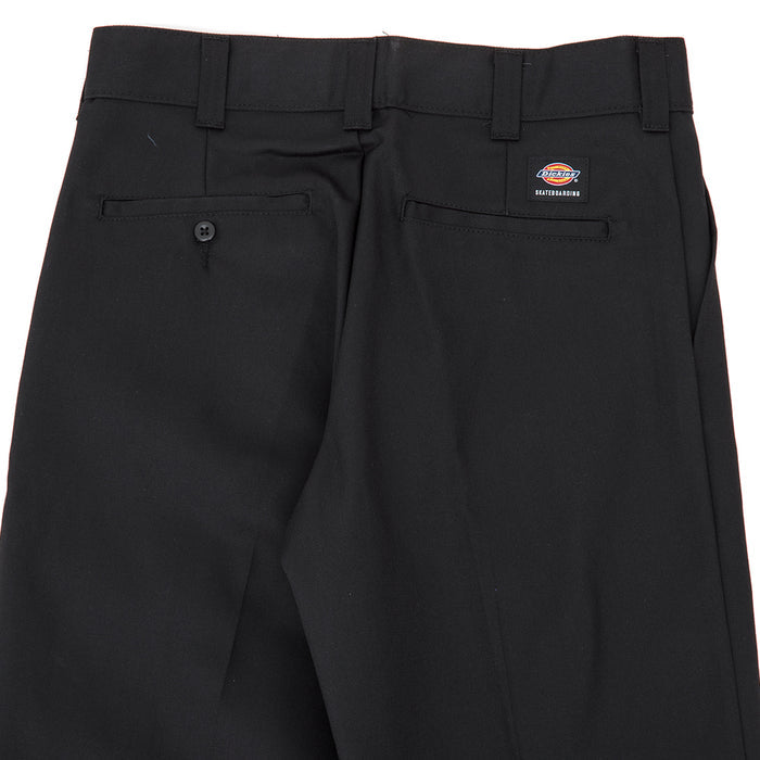 Skateboarding Regular Fit Twill Pants (Black) (S)