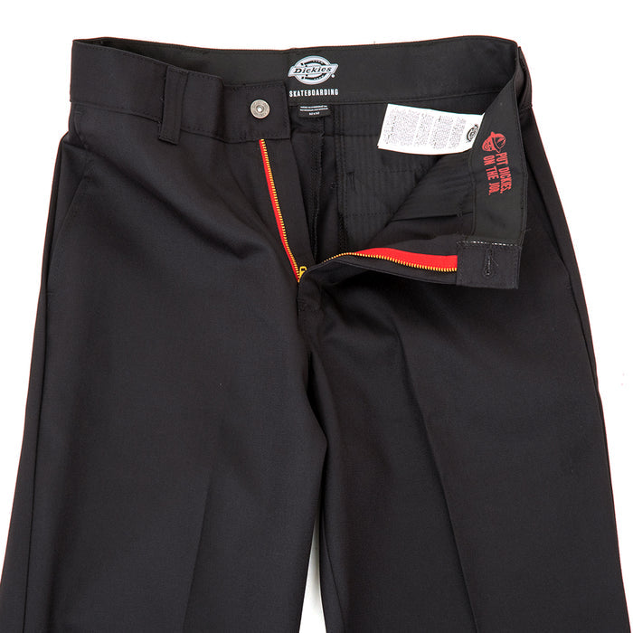 Skateboarding Regular Fit Twill Pants (Black) (S)