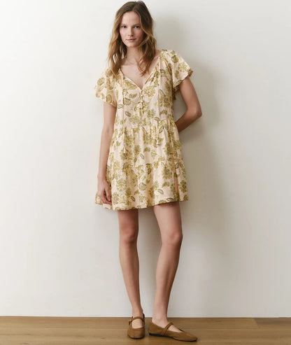 Skye Mini Dress Pink Floral