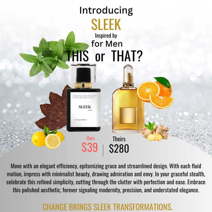 SLEEK | Inspired by TOM FORD TOM FORD FOR MEN | Tom Ford for Men Dupe Pheromone Perfume - aromapassions
