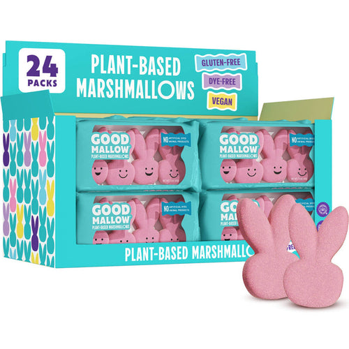 Snackatere - GoodMallow Plant-Based Easter Bunny Marshmallows