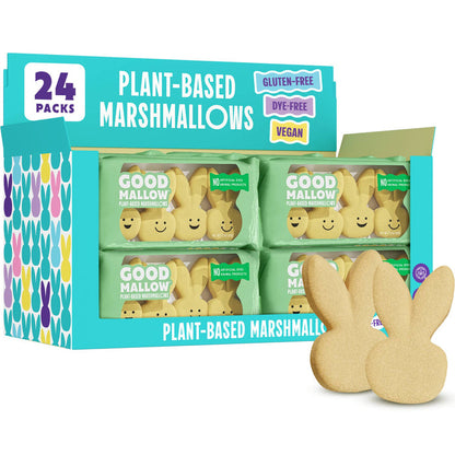 Snackatere - GoodMallow Plant-Based Easter Bunny Marshmallows