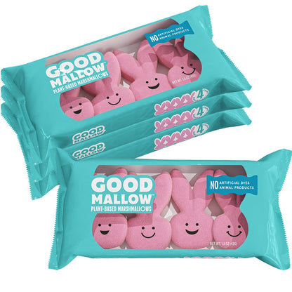 Snackatere - GoodMallow Plant-Based Easter Bunny Marshmallows