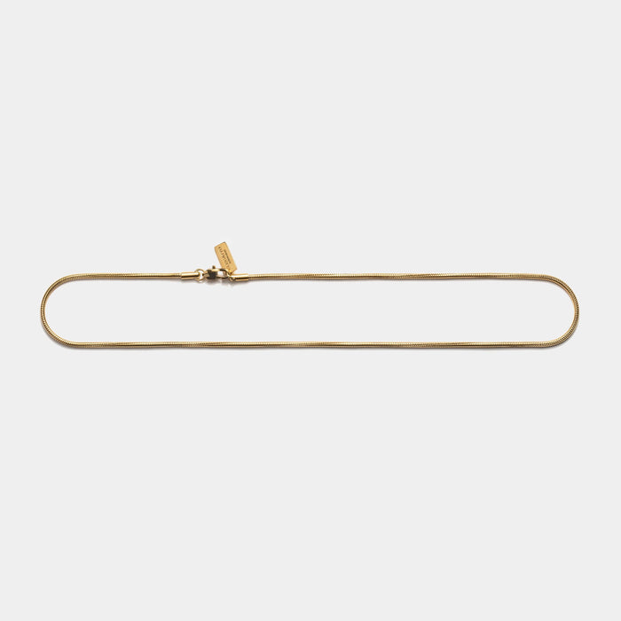 Snake Chain Necklace Gold