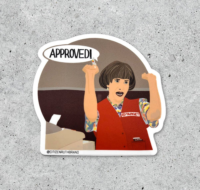 SNL Target Lady vinyl sticker