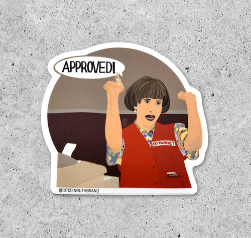 SNL Target Lady vinyl sticker