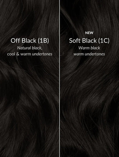 Soft Black (1C) Seamless Clip-Ins