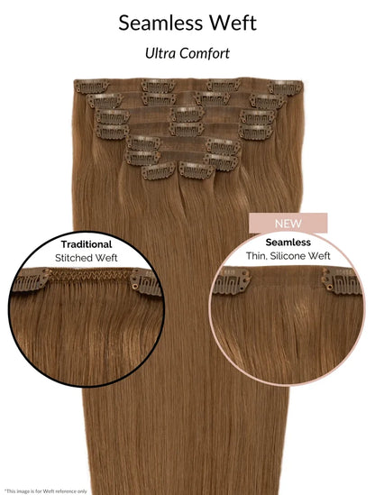 Soft Black (1C) Seamless Clip-Ins