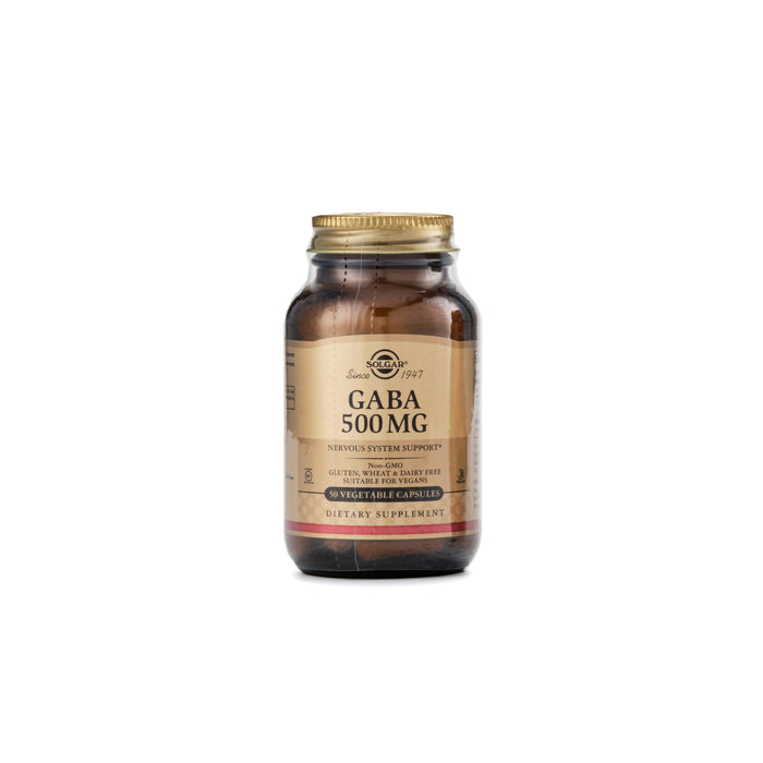 Solgar Gaba 500mg 50 Capsules