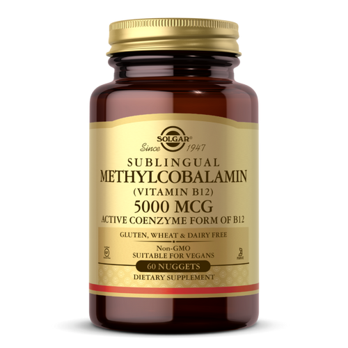 Solgar Methylcobalamin ( vitamin b12 ) 5000 mcg 60 nuggets