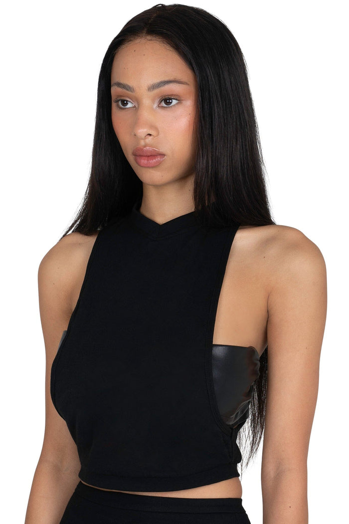 SOLUTION Jeffrey Campbell Top Black
