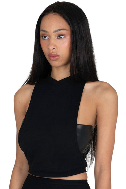 SOLUTION Jeffrey Campbell Top Black