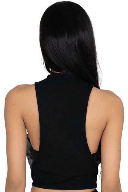 SOLUTION Jeffrey Campbell Top Black