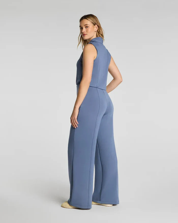SPANX AirEssentials Shawl Collar Half Zip Jumpsuit