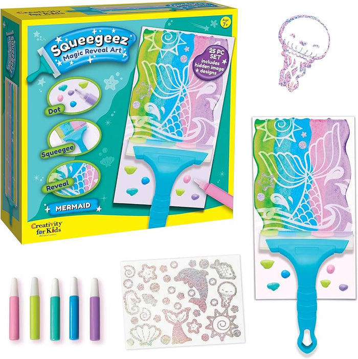 Squeegeez Magic Reveal Art 25 Pce Set