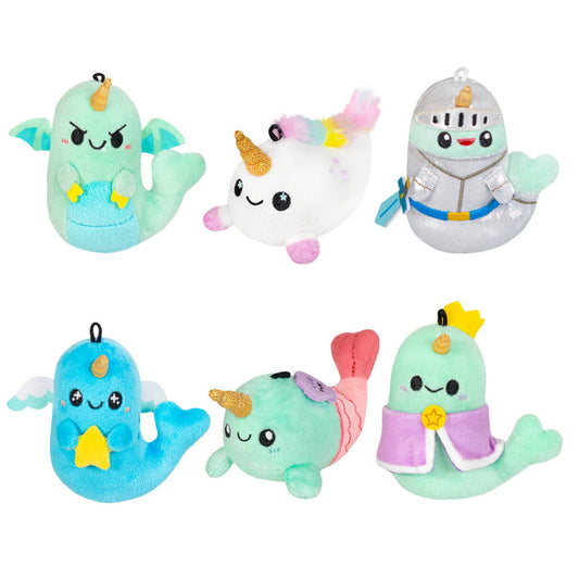 Squishable Sparkles the Narwhal Keychain