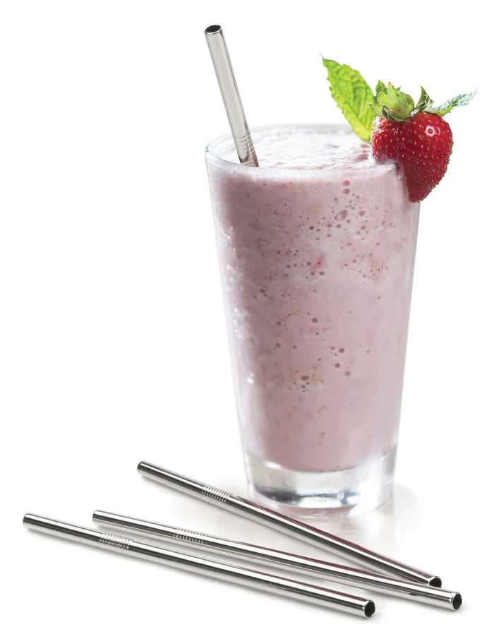 Stainless Steel Drink Straws set of 4
