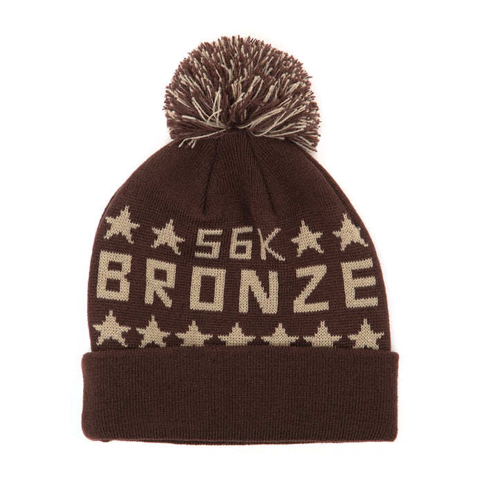 Star Beanie (Brown) (S)