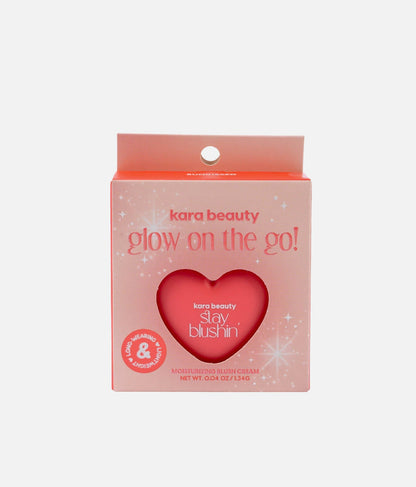 STAY BLUSHIN! Lip and Cheek Cream Blush with Keychain - SUNKISSED