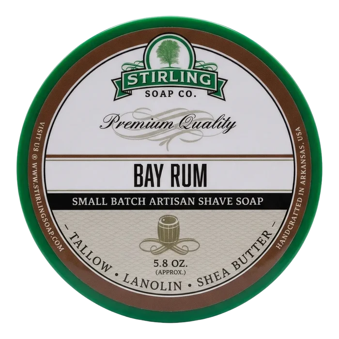 Stirling Soap Co. barbersåpe i skål