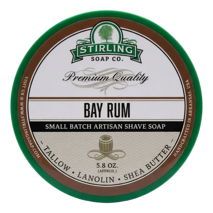 Stirling Soap Co. barbersåpe i skål