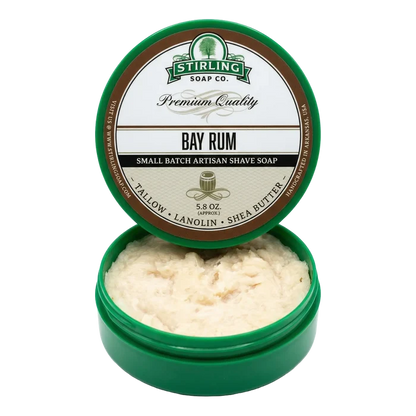 Stirling Soap Co. barbersåpe i skål